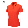 Пользовательские логотипы печатают сублимацию Unisex Sport Polo футболка